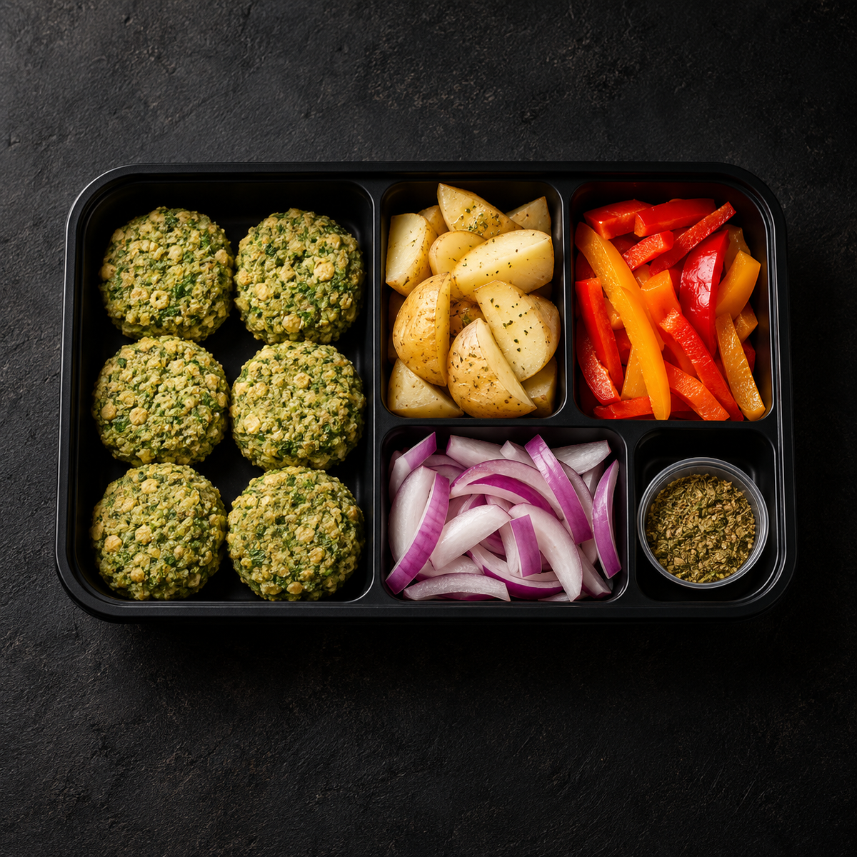 AirFry Falafel Veg Tray
