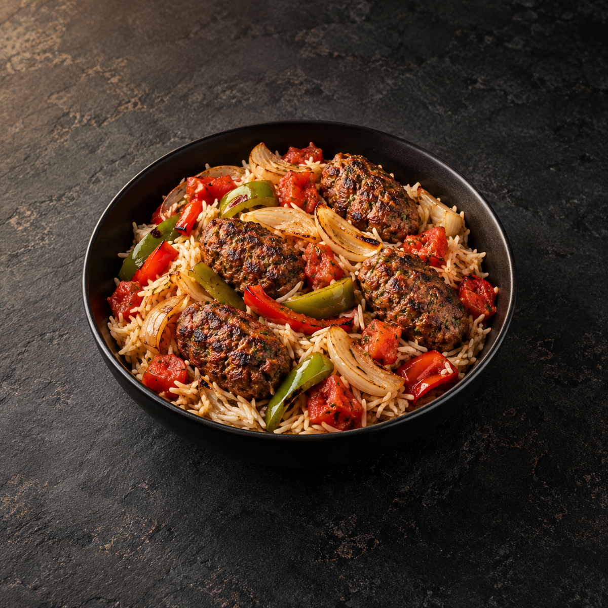 Beef Kofta Rice Bowl